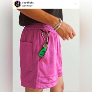 NWOT Goodfight Men's Grocery Getter Shorts in Pink size M